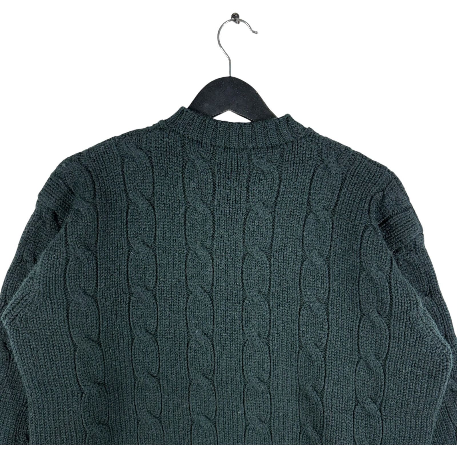 Brooks Brothers Vintage Brooks Brothers Shetland Wool Cable Knit Sweater Size US XL / EU 56 / 4 - 6 Thumbnail
