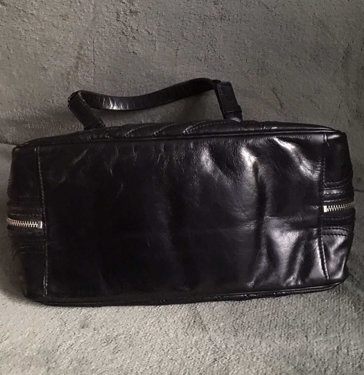 Kenzo KENZO Leather Black Metal Logo Handbag Shoulder Bag Size ONE SIZE - 8 Thumbnail