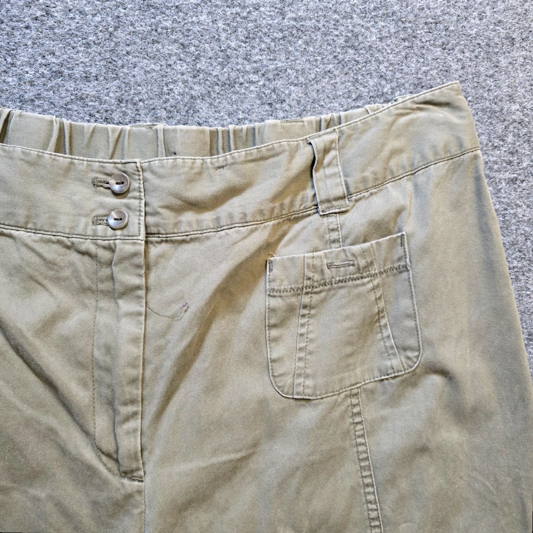 J. Jill J. Jill Pants Womens 16W Green Wide-Leg Pockets Casual Capsule Minimalist Dress Pants Size 38" / US 16 / IT 52 - 3 Thumbnail