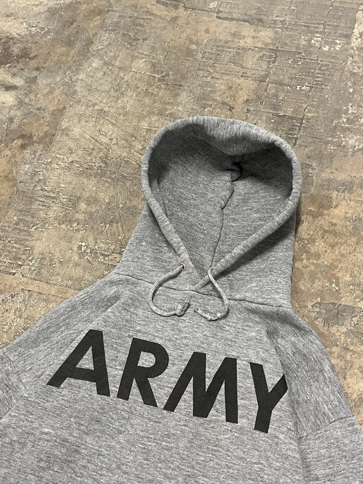 Vintage Vintage army boxy fit spell out sweatshirt Russell hype Size US XL / EU 56 / 4 - 8 Thumbnail