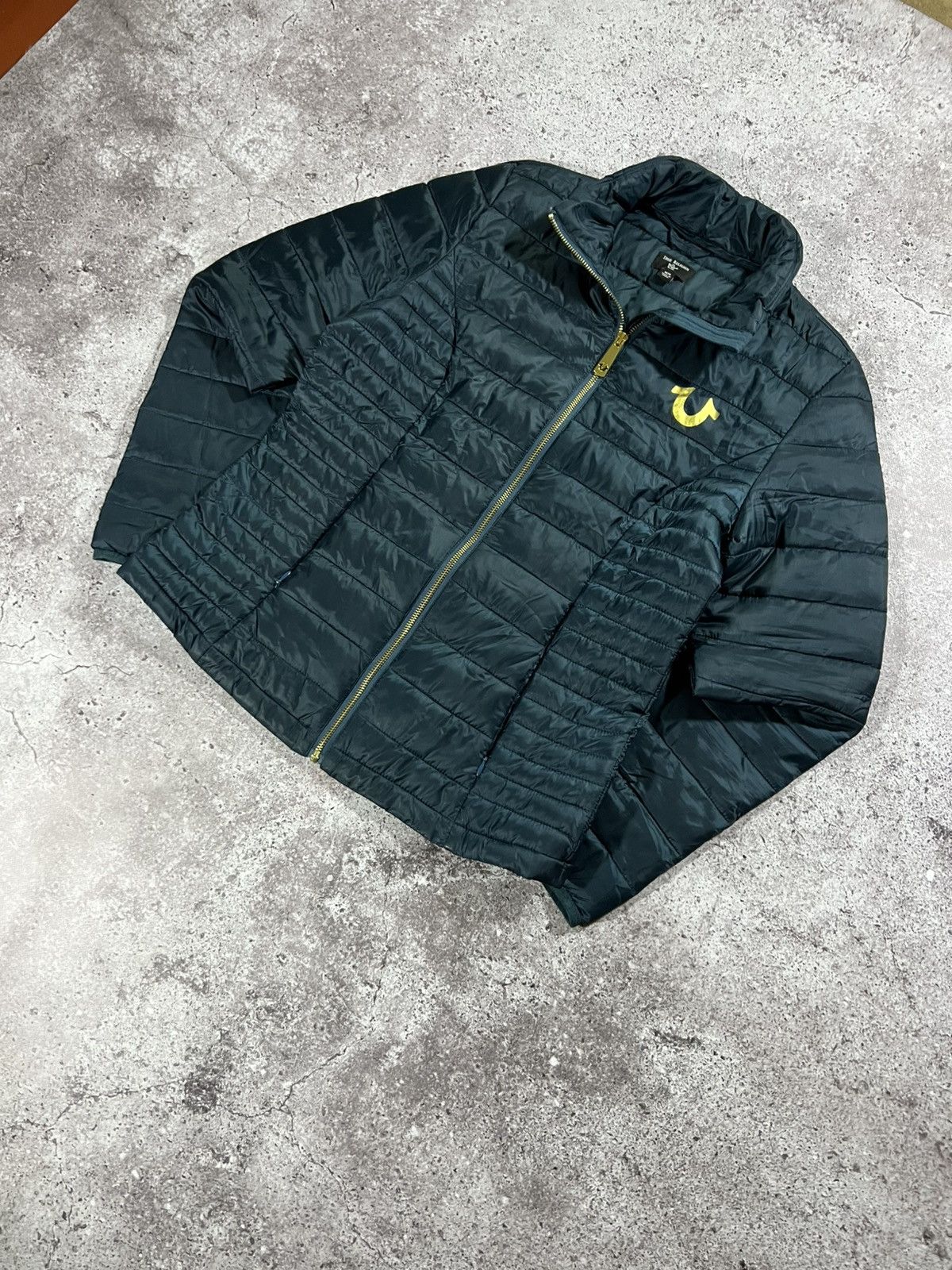 True Religion True Religion quilted Down jacket Y2K Logo Size M / US 6-8 / IT 42-44 - 3 Thumbnail