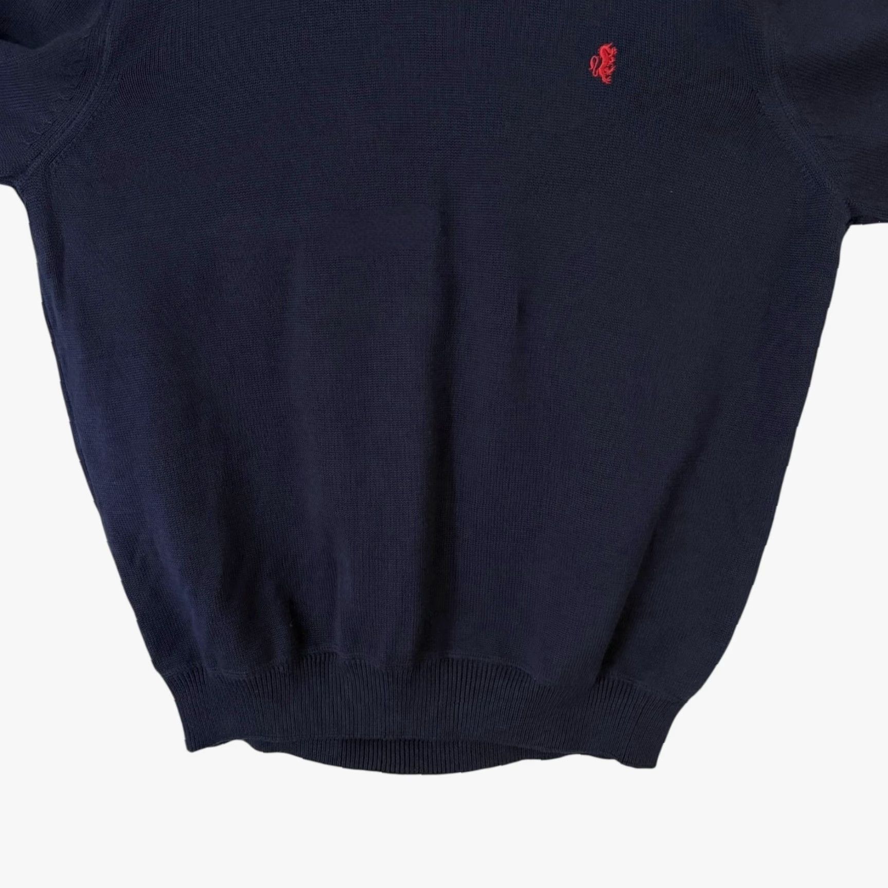 Stafford Stafford Prep Long-Sleeve Crewneck Sweater Blue L Men 100% Cotton Knit Size US L / EU 52-54 / 3 - 6 Thumbnail