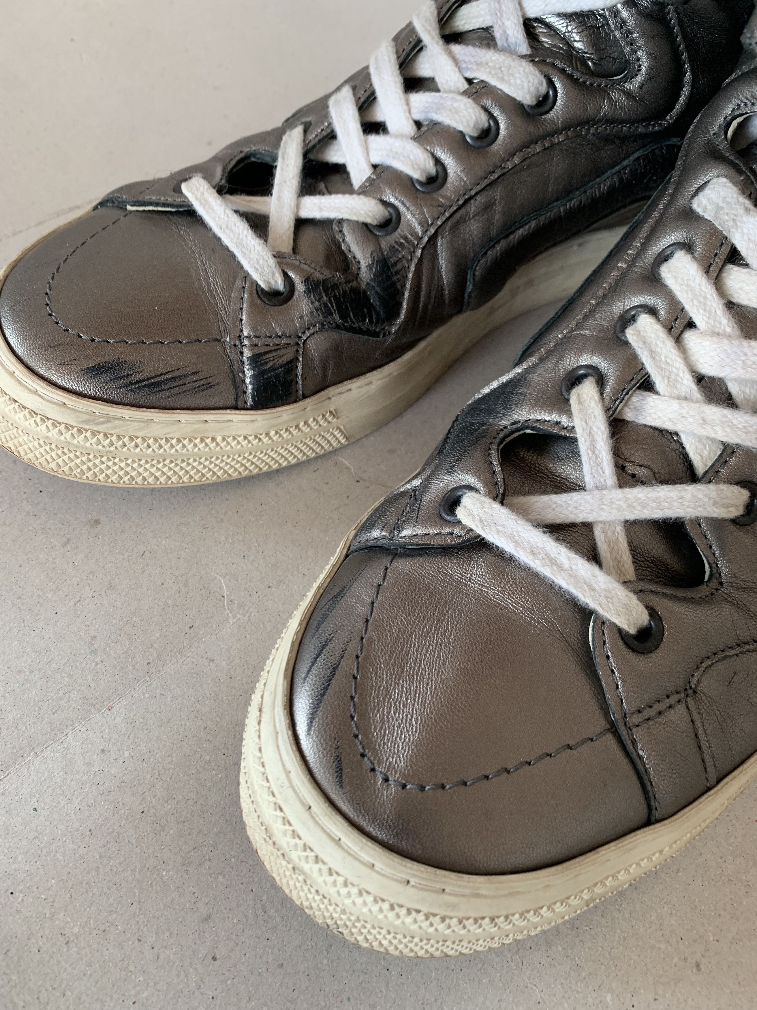 Pierre Hardy Pierre hardy Metallic hi-tops Size US 7.5 / EU 40-41 - 3 Thumbnail