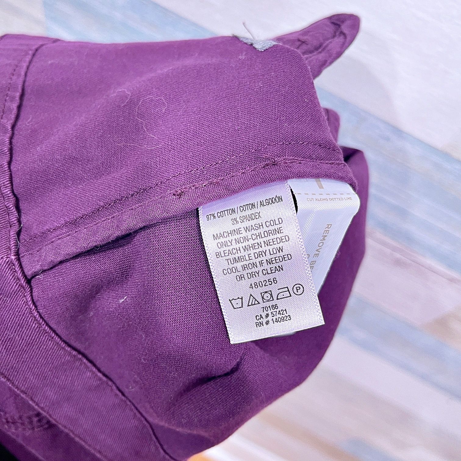 Loft LOFT Hooded Utility Field Jacket Purple Snaps Unlined XS Size XS / US 0-2 / IT 36-38 - 6 Thumbnail