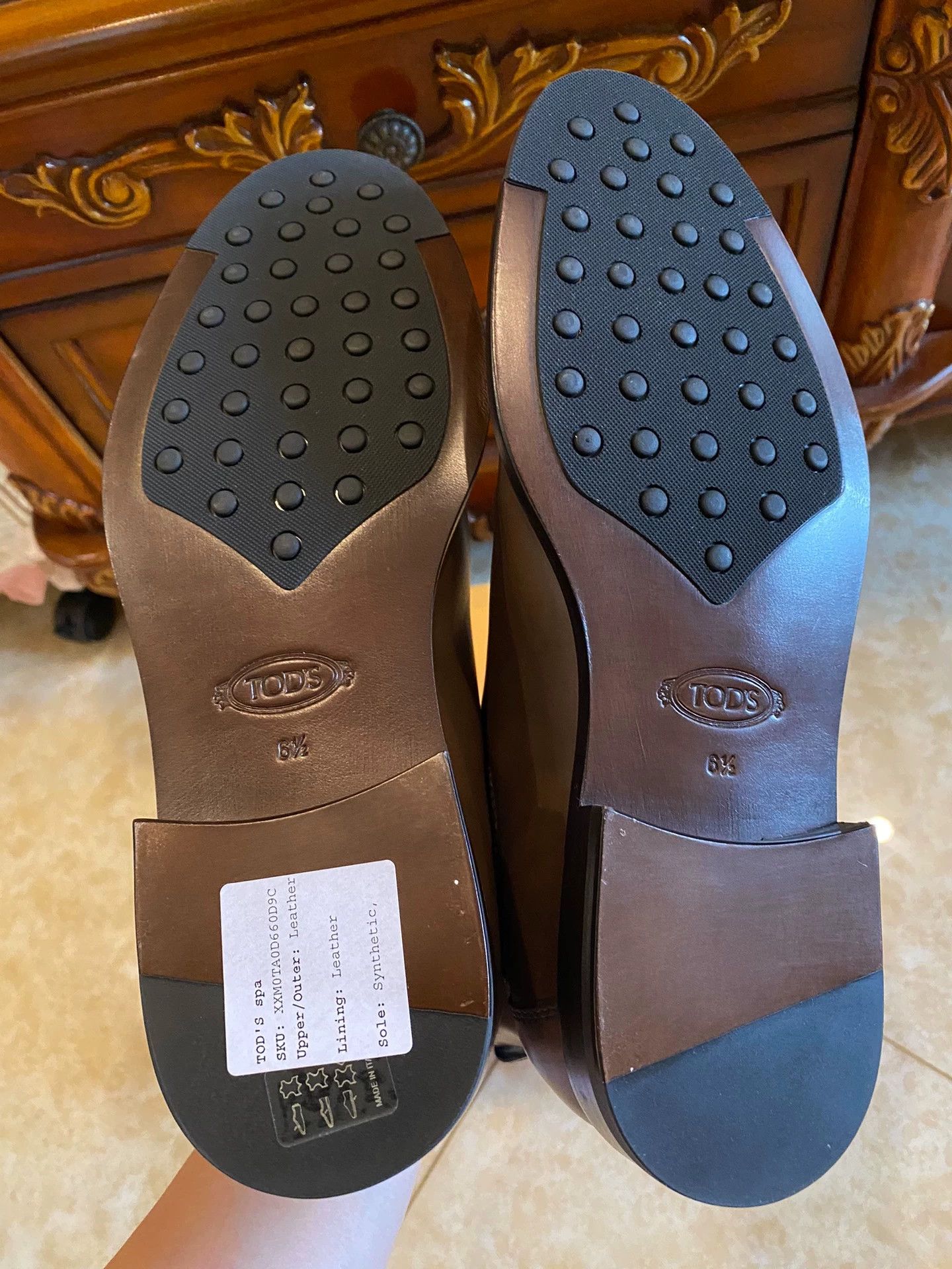 Tod's TODS Old Money Distressed Leather Chelsea Slip-On Size 6.5 Size US 6.5 / EU 39-40 - 7 Thumbnail