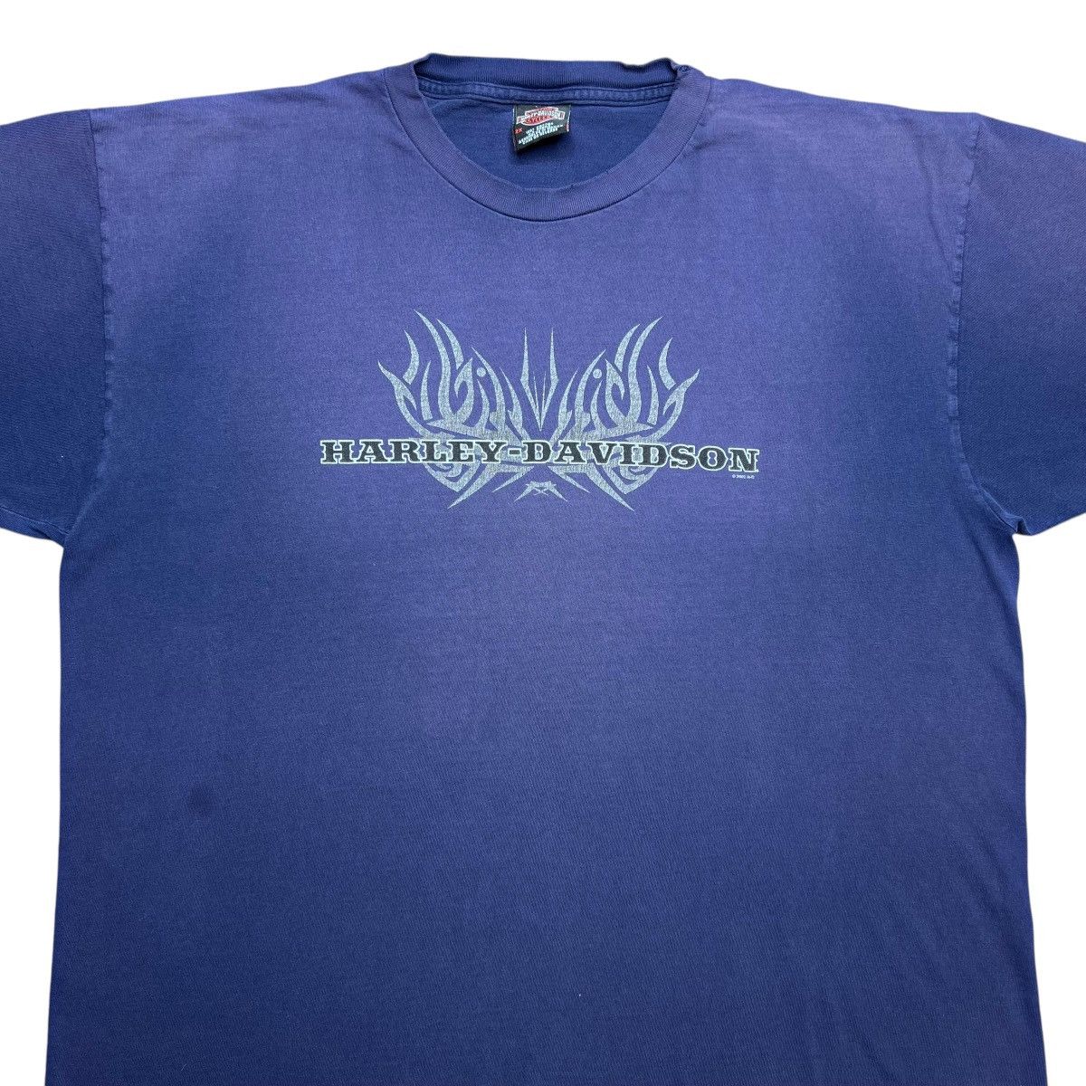 Harley Davidson × Vintage 2002 Harley Davidson Tribal Print Rocky Mountain Denver Tee Size US XXL / EU 58 / 5 - 5 Thumbnail