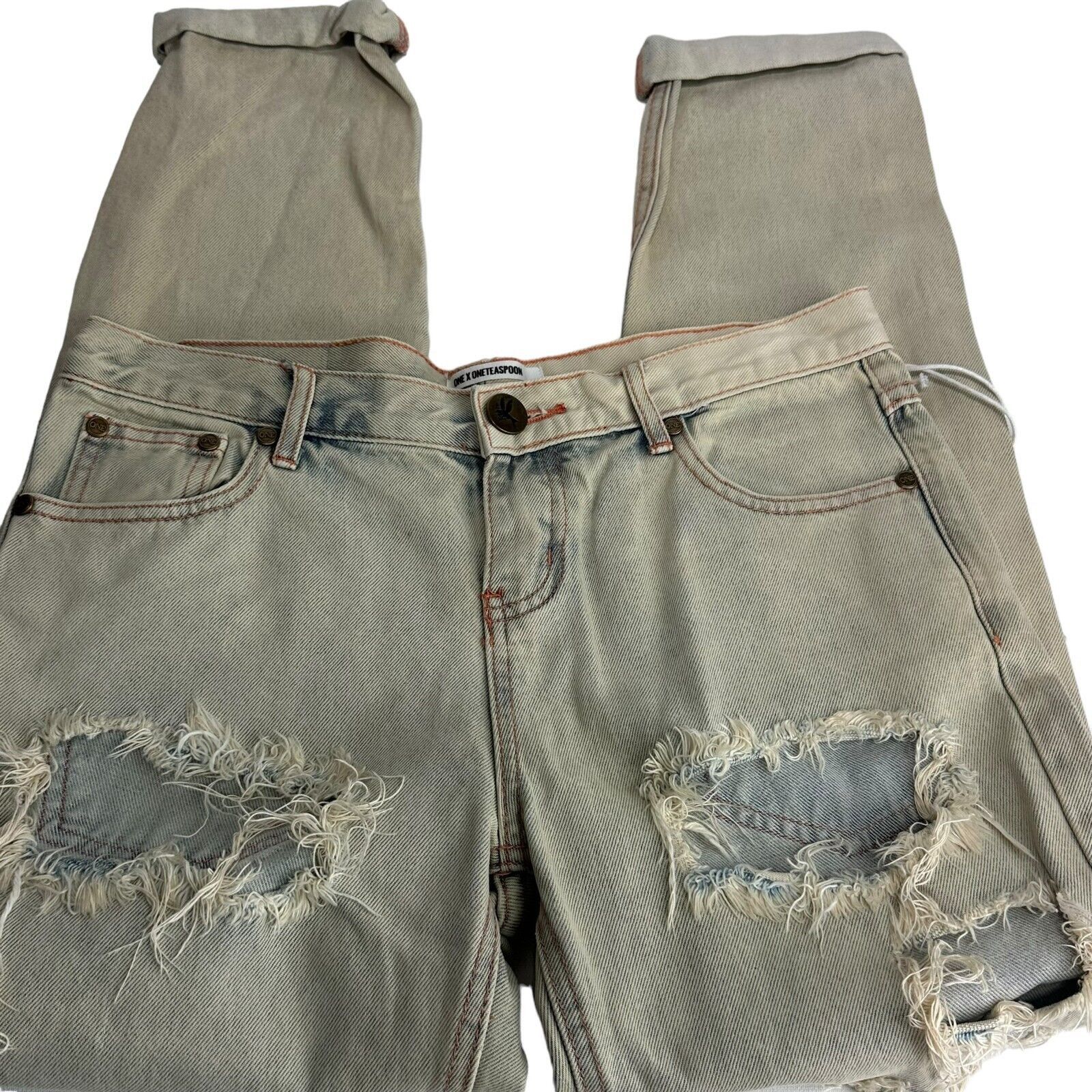 One Teaspoon One by One Teaspoon Diamonde Awesome Baggies Jeans Size 0 Size 25" / US 0 / IT 36 - 4 Thumbnail