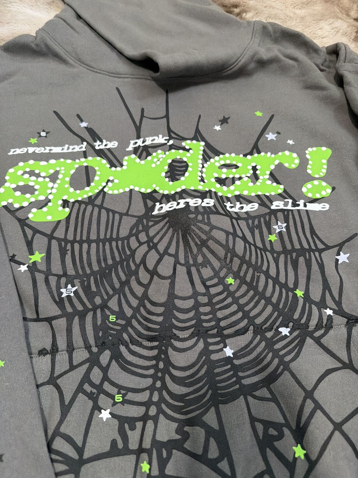 Sp5der Sp5der Punk Hoodie Size US XXL / EU 58 / 5 - 2 Thumbnail