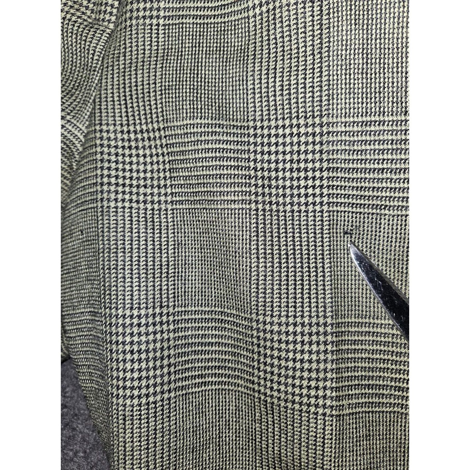 Pendleton Pendleton Pants Womens 8 Gray Plaid Wool Lined Straight Leg Work Office Classic Dress Pants Mens? Size 30" / US 8 / IT 44 - 7 Thumbnail