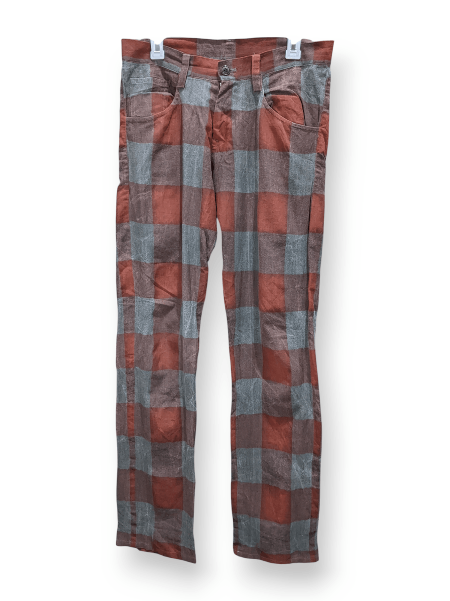 Y's Yohji Plaid Tartan Pants Size US 30 / EU 46 - 1 Thumbnail