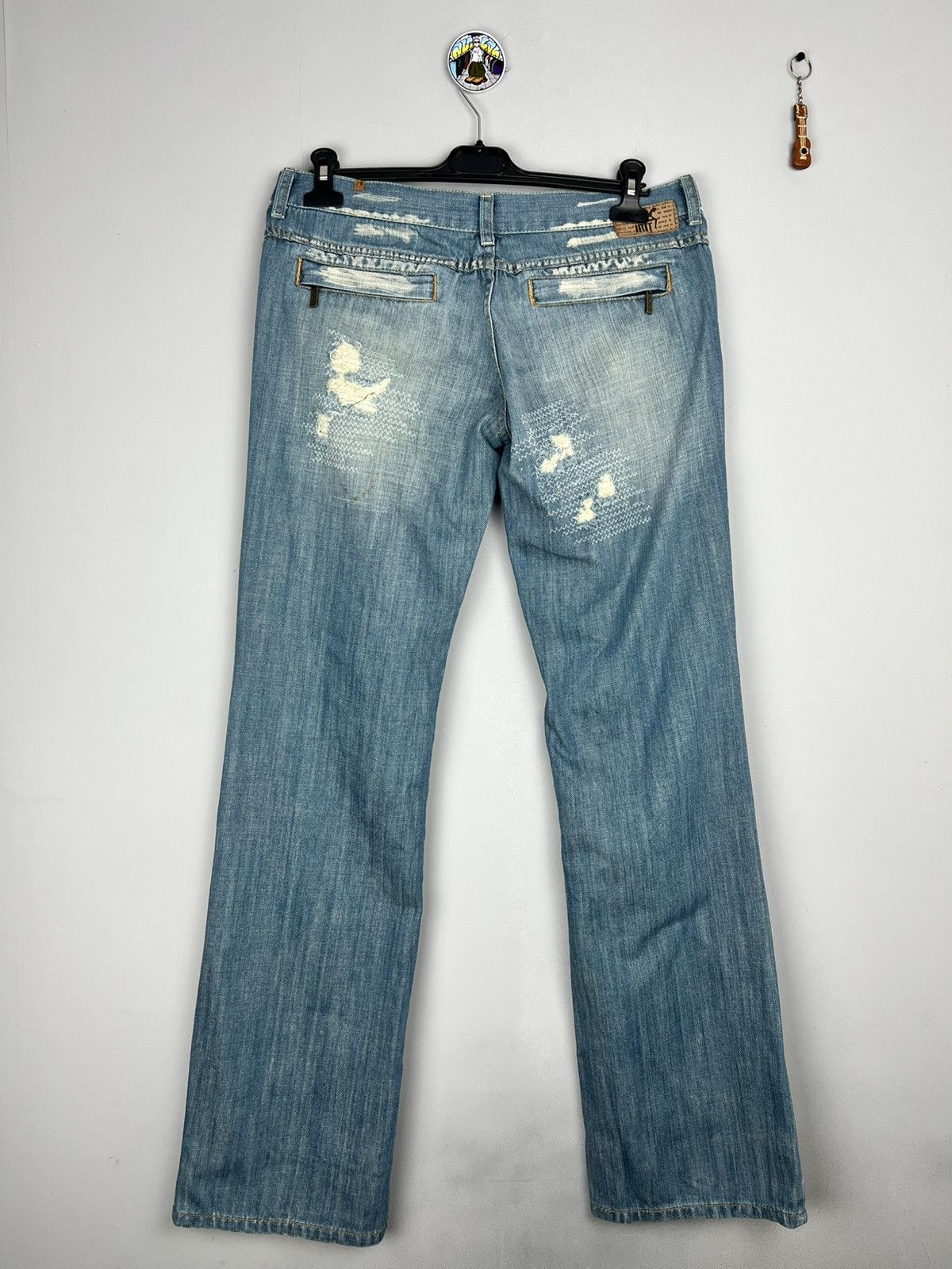 Designer × Kapital Irit Distressed Kapital Style Denim Pants Jeans Sexy y2k Size 30" / US 8 / IT 44 - 4 Thumbnail