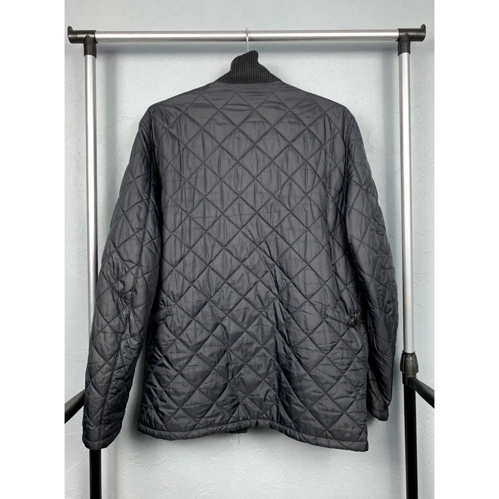 Barbour Barbour Chelsea Vintage Mens Rib Neck Quilted Jacket M Black Quilted Barbour Chelsea Vintage Mens Rib Neck Quilted Jacket M Black Size US M / EU 48-50 / 2 - 7 Thumbnail