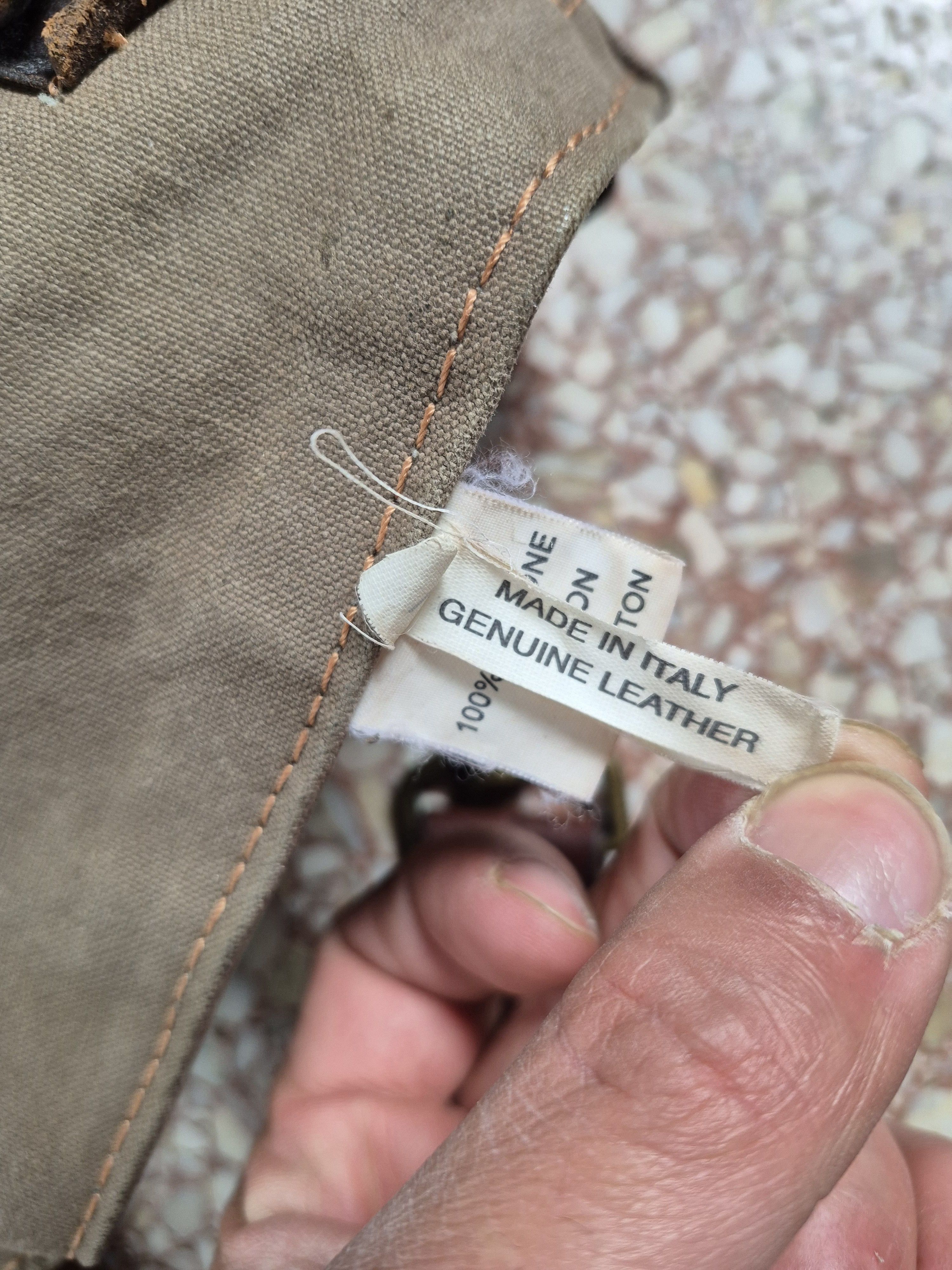 Campomaggi Vintage Campomaggi Teodorano Printed Canvas Leather Size ONE SIZE - 14 Thumbnail