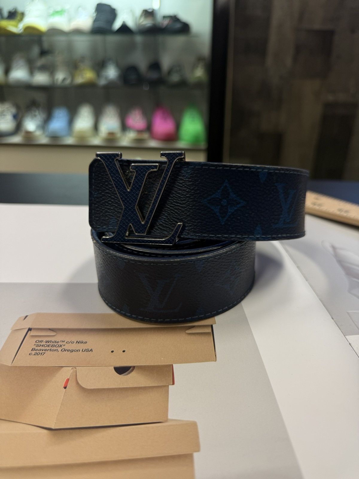 Louis Vuitton Green Damoflage Damier Mega Pixel Reversible