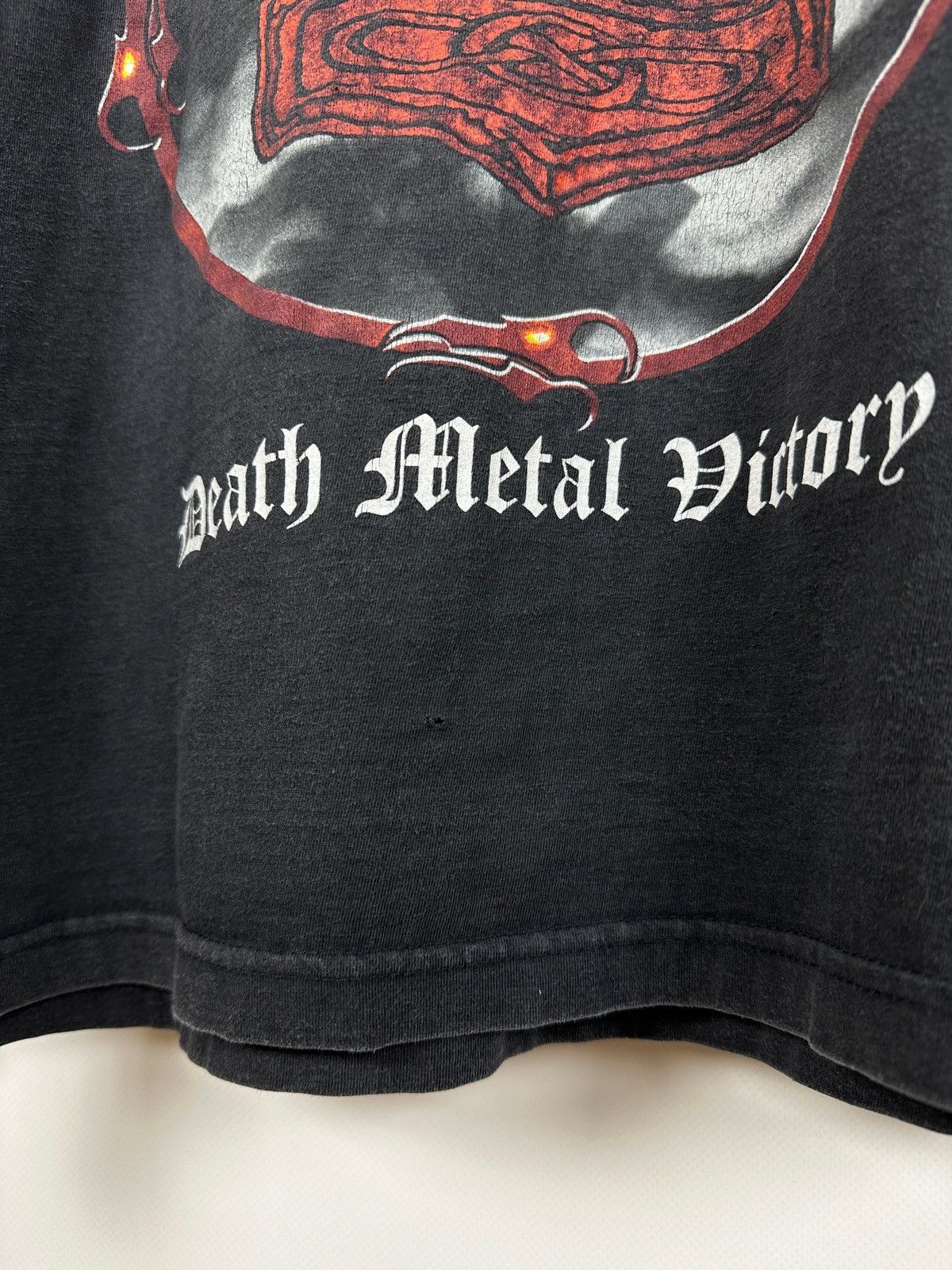 Band Tees 2005 Vintage Unleashed Death Metal Victory Band T-Shirt Size US XL / EU 56 / 4 - 6 Thumbnail