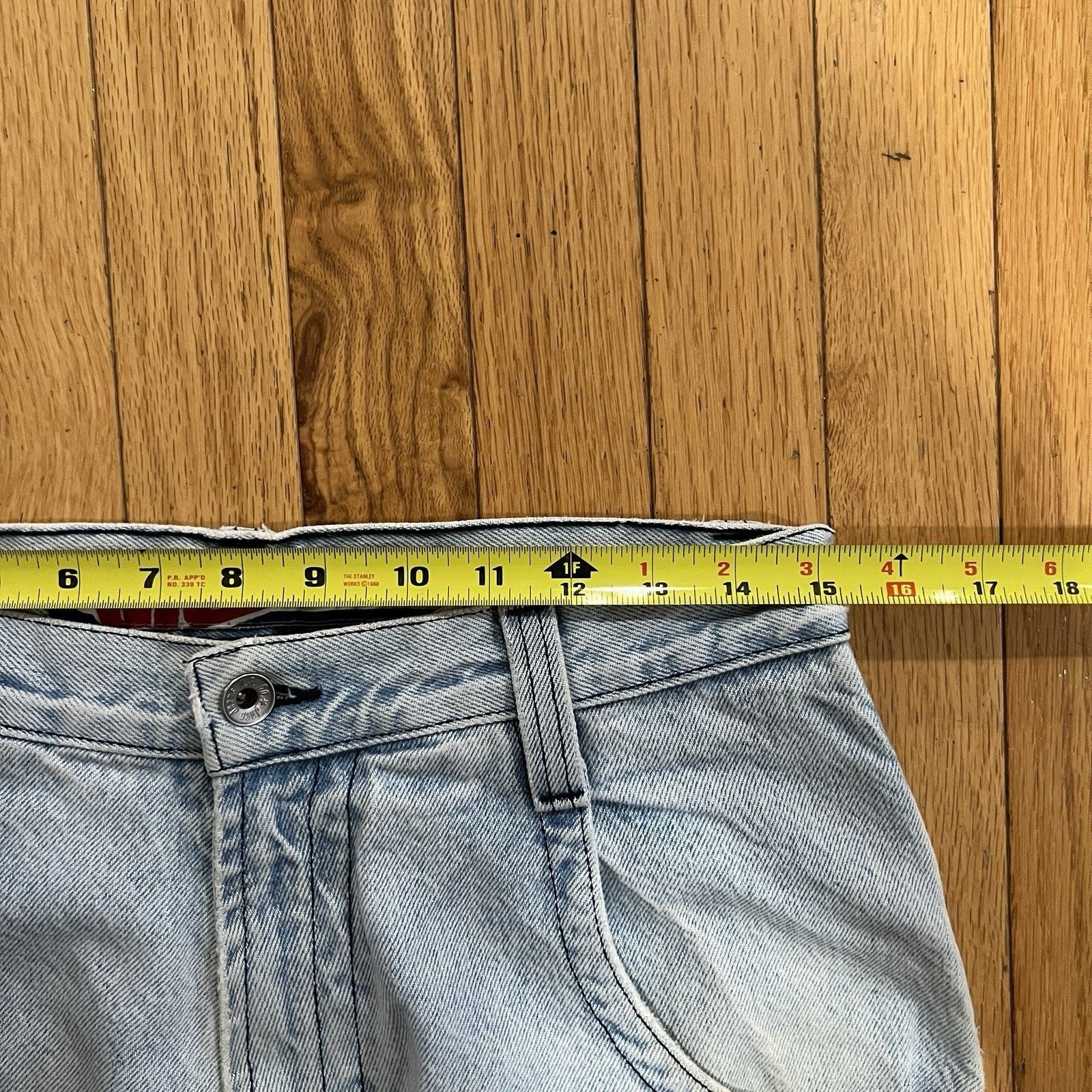 JNCO Jnco Jeans Destroyer Blue Jeans Vintage 90’s Rave Y2K Baggy Size US 31 - 12 Thumbnail