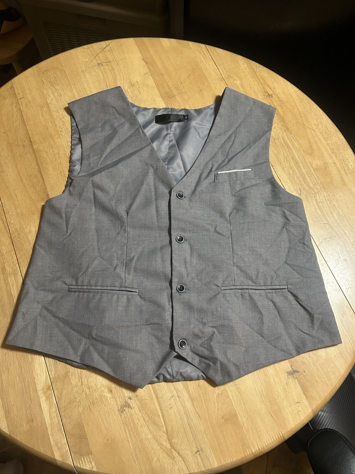 Other Gray vest with back strap Size US L / EU 52-54 / 3 - 1 Thumbnail