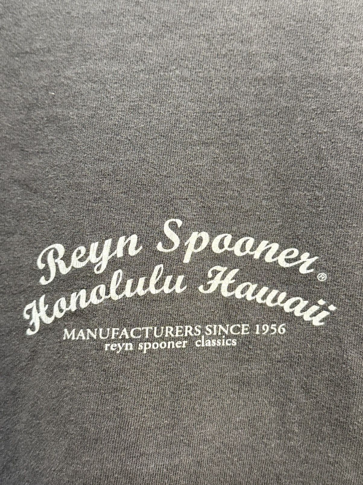 Reyn Spooner Thrashed Vintage 90s Reyn Spooner Pocket Sun Faded Tee Size US L / EU 52-54 / 3 - 3 Thumbnail