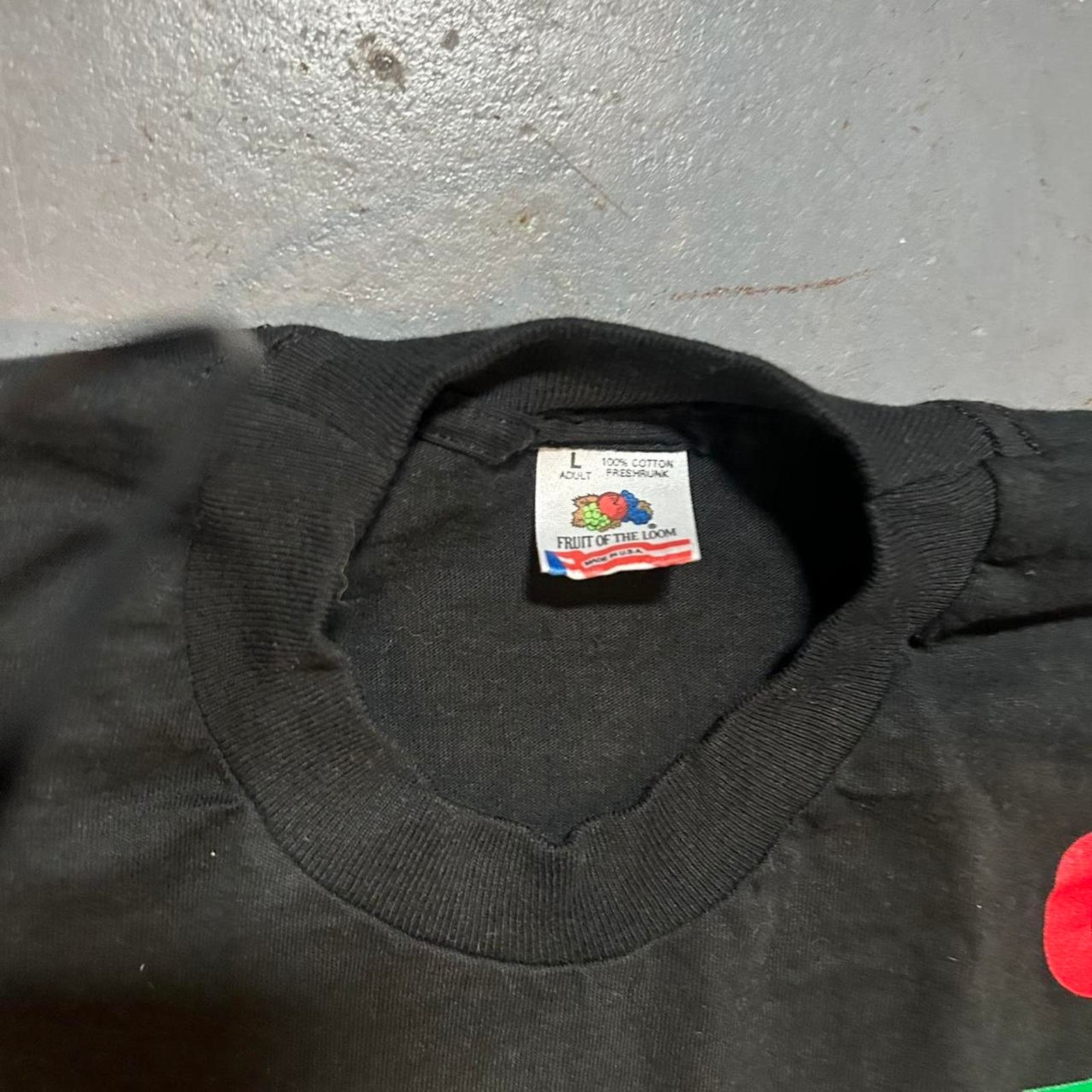 Fruit Of The Loom 90s black mountain dew brand tee shirt usa fotl Size US L / EU 52-54 / 3 - 5 Thumbnail