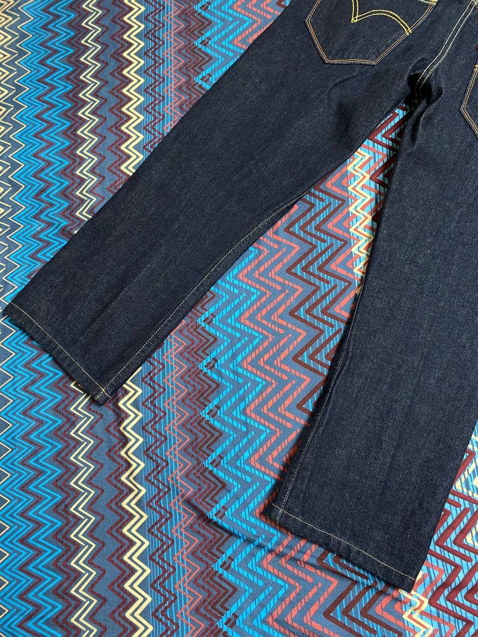 Levi's × Vintage Vintage y2k Levis 522 baggy wide jeans denim pants washed Size US 32 / EU 48 - 14 Thumbnail