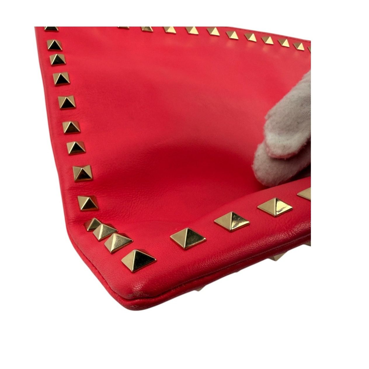 Valentino Valentino Nappa Leather Rockstud Large Clutch Bag Size ONE SIZE - 5 Thumbnail