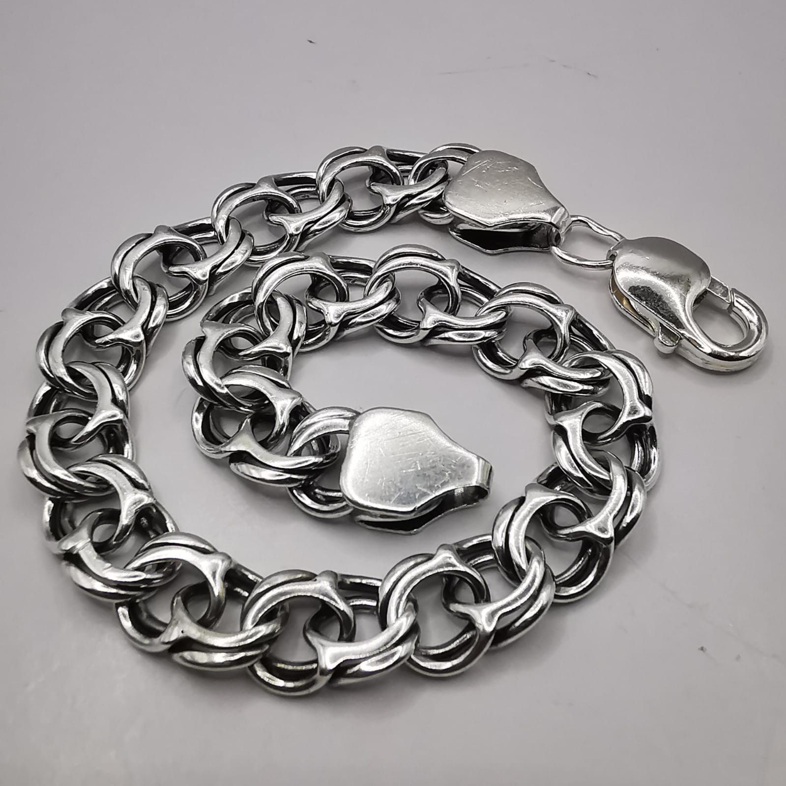 Sterling Silver Vintage Bracelet Jewelry,925 Sterling Silver 21,33g Size ONE SIZE - 1 Thumbnail