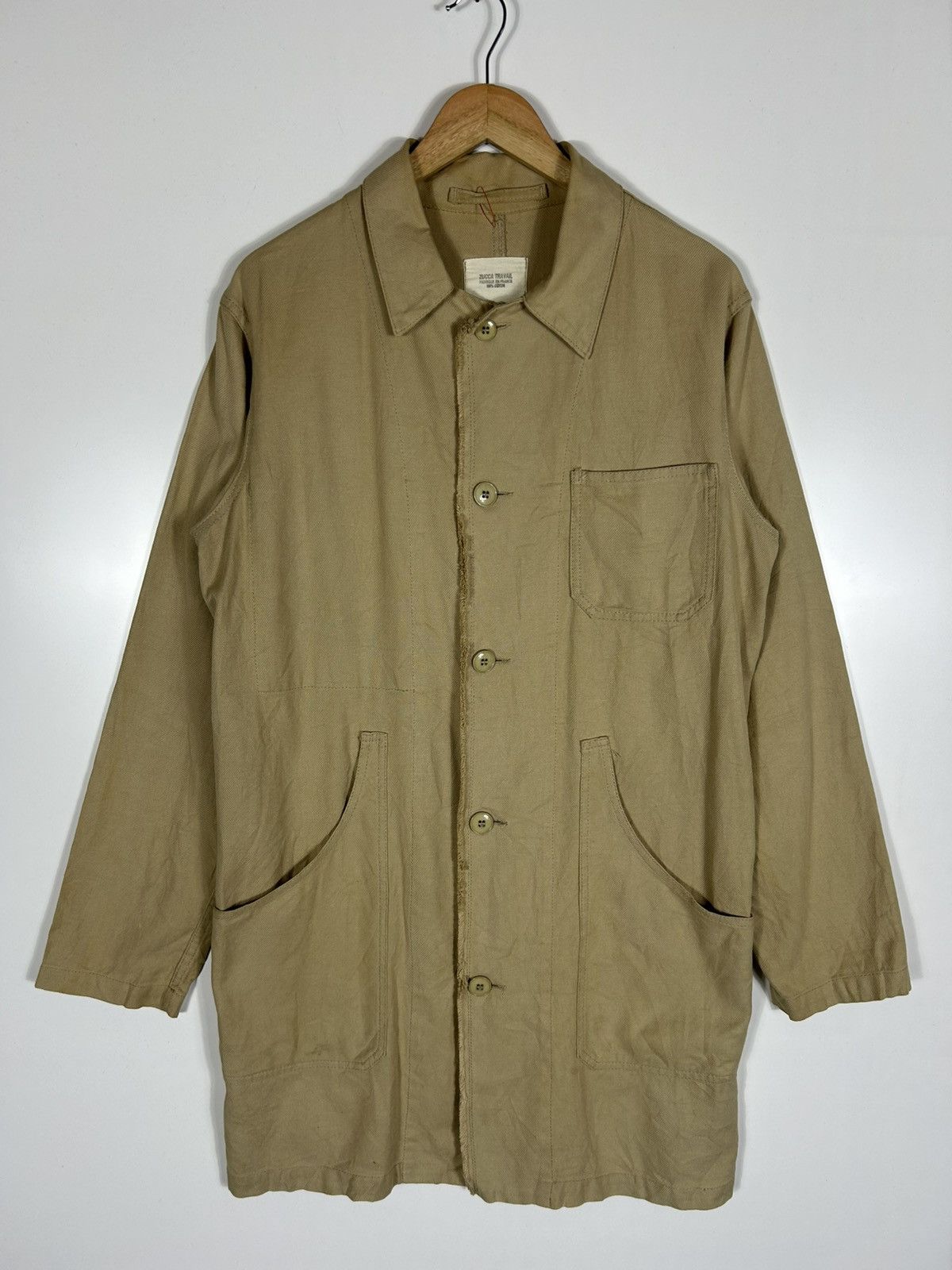 CABANE de ZUCCa 🔥Zucca By Issey Miyake Button Long Coat Jacket Size US M / EU 48-50 / 2 - 1 Thumbnail