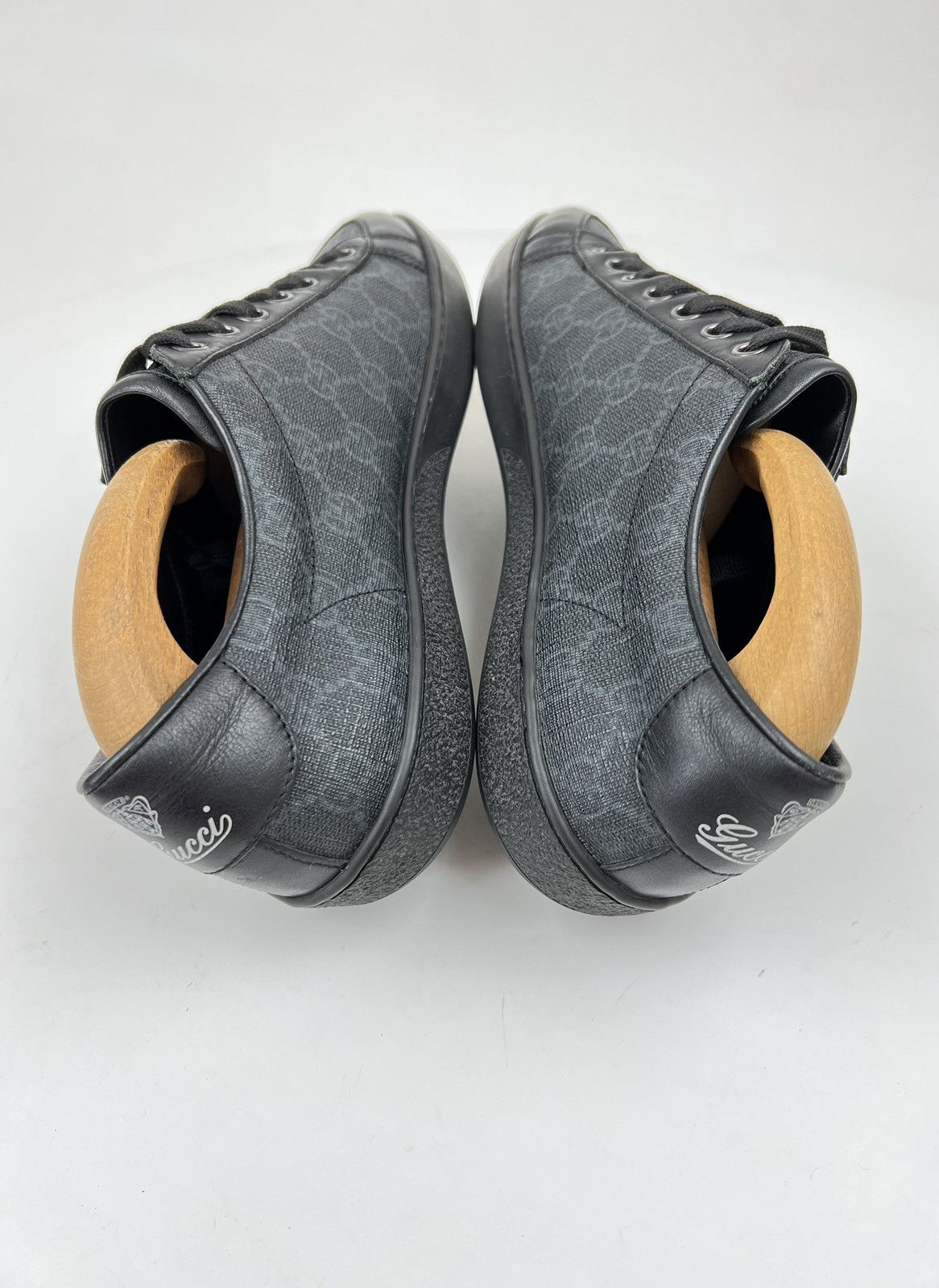 Gucci GUCCI Sneakers Low Top Leather Shoes BROOKLYN GG Monogram Size US 8 / EU 41 - 10 Thumbnail