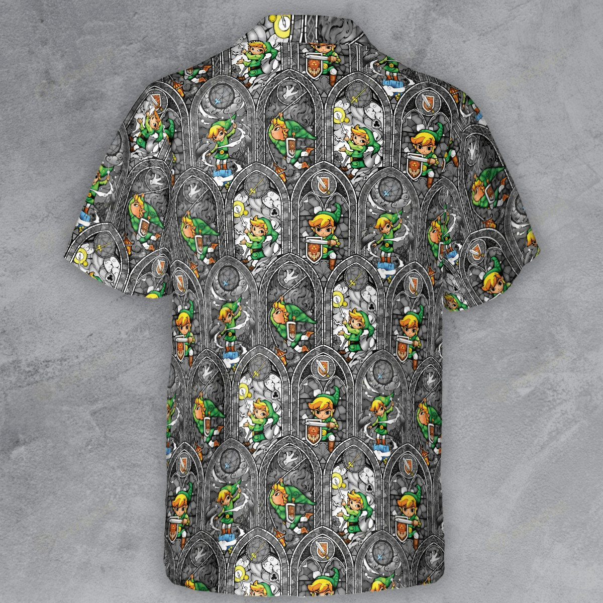 The Unbranded Brand Link The Legend of Zelda Button Down Shirt Size US L / EU 52-54 / 3 - 3 Thumbnail