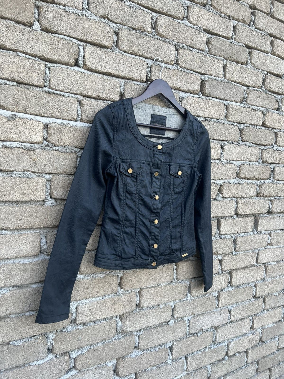 Japanese Brand Cest Beau La Vie Denim Jacket Ladies Size S / US 4 / IT 40 - 3 Thumbnail