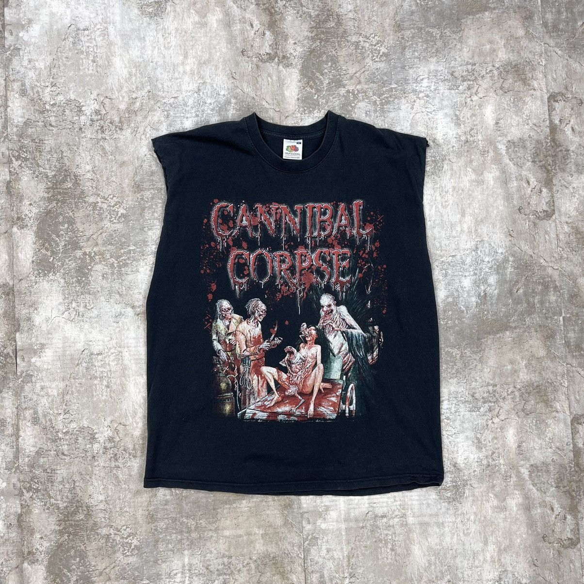 Band Tees × Vintage 2004 CANNIBAL CORPSE 'THE WRETCHED SPAWN' VINTAGE SLEEVELESS Size US XL / EU 56 / 4 - 1 Thumbnail