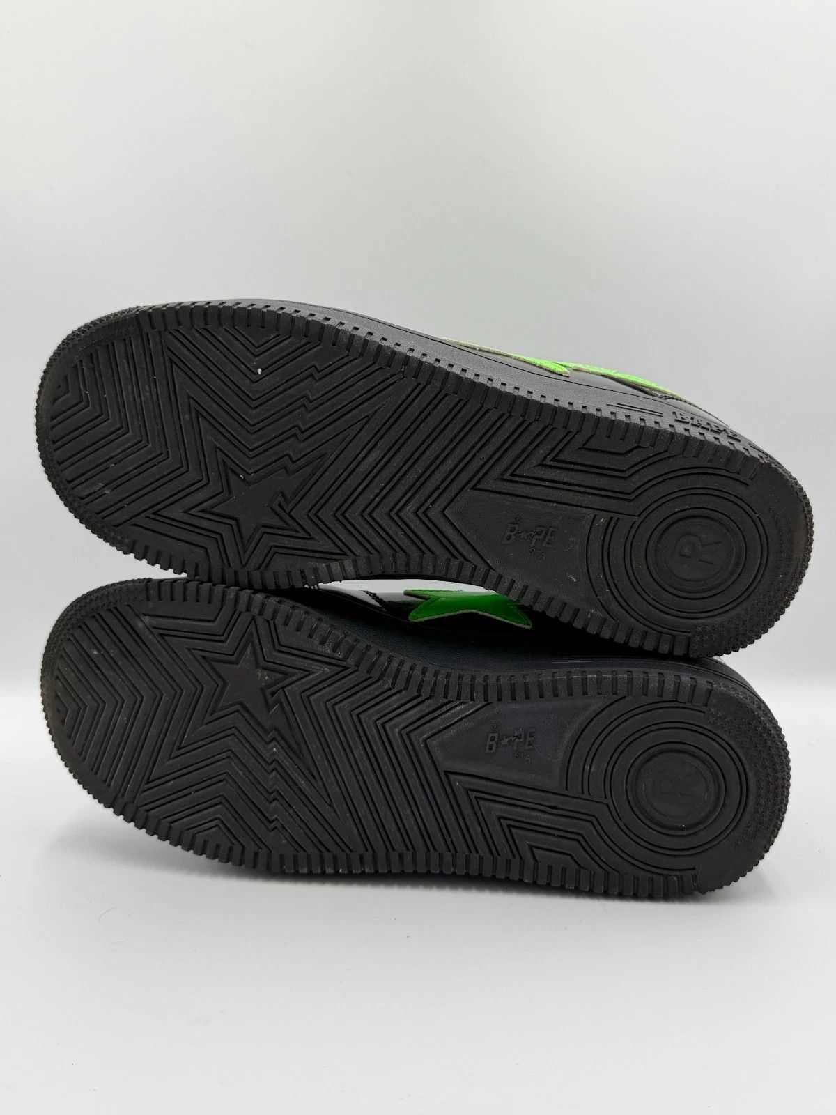 Bape × XO XO x BAPE Bapesta M2 Low Black Green Patent The Weeknd Size US 10.5 / EU 43-44 - 6 Thumbnail