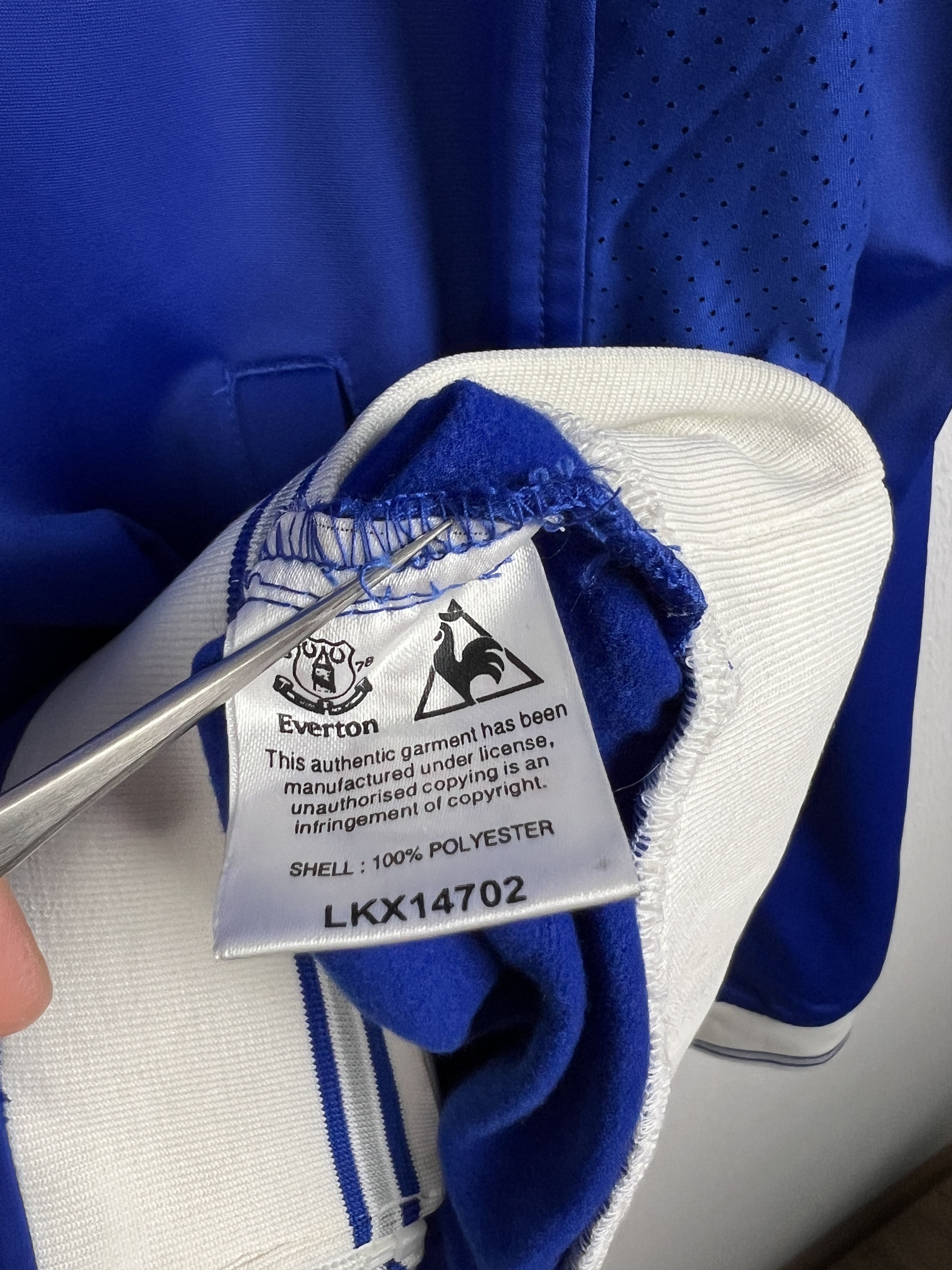 Le Coq Sportif Le Coq Sportif Everton Football Jacket Soccer Track Top Size US L / EU 52-54 / 3 - 8 Thumbnail
