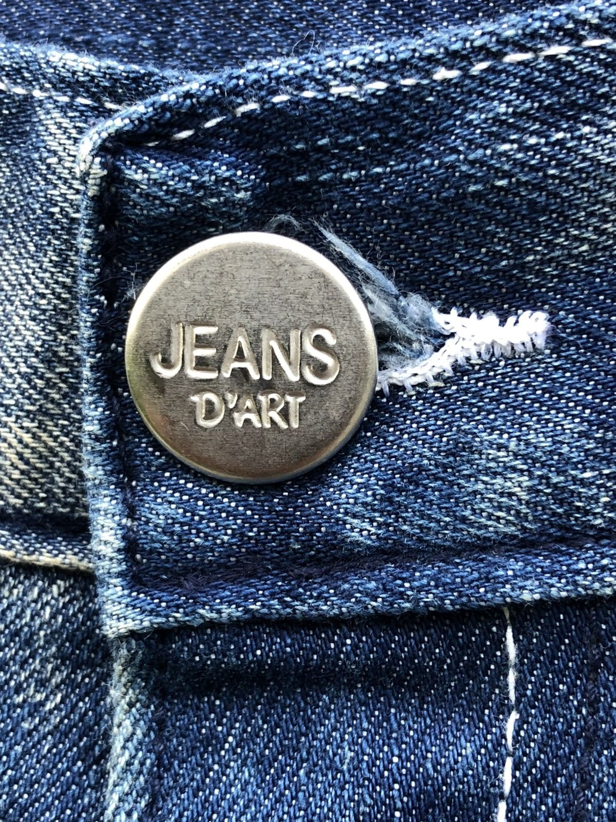 Japanese Brand D’Art Tactical Bondage Washed Jeans Size US 31 - 14 Thumbnail