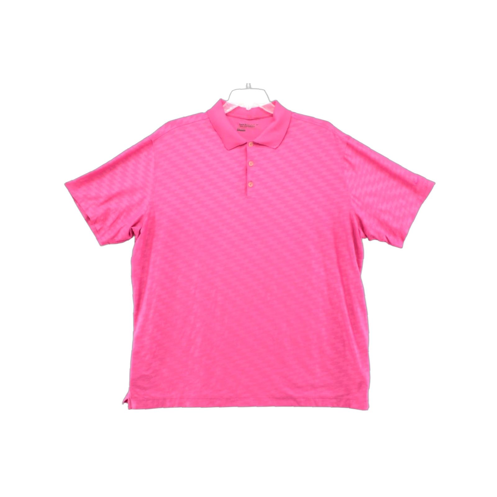 Nike Nike Golf Polo Shirt Mens XXL Pink Diamond Argyle Tour Performance Short Sleeve Size US XXL / EU 58 / 5 - 1 Thumbnail