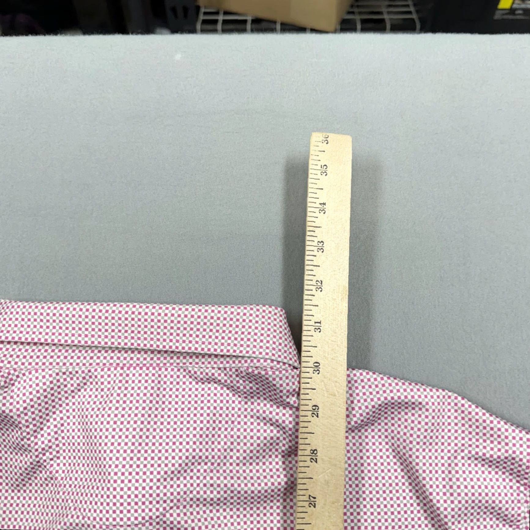 Vintage Horn Legend Polo Shirt Mens M Pink Check Golf Performance Moisture Wicking Short Sleeve Button Front Collared 90s? Size US M / EU 48-50 / 2 - 8 Thumbnail