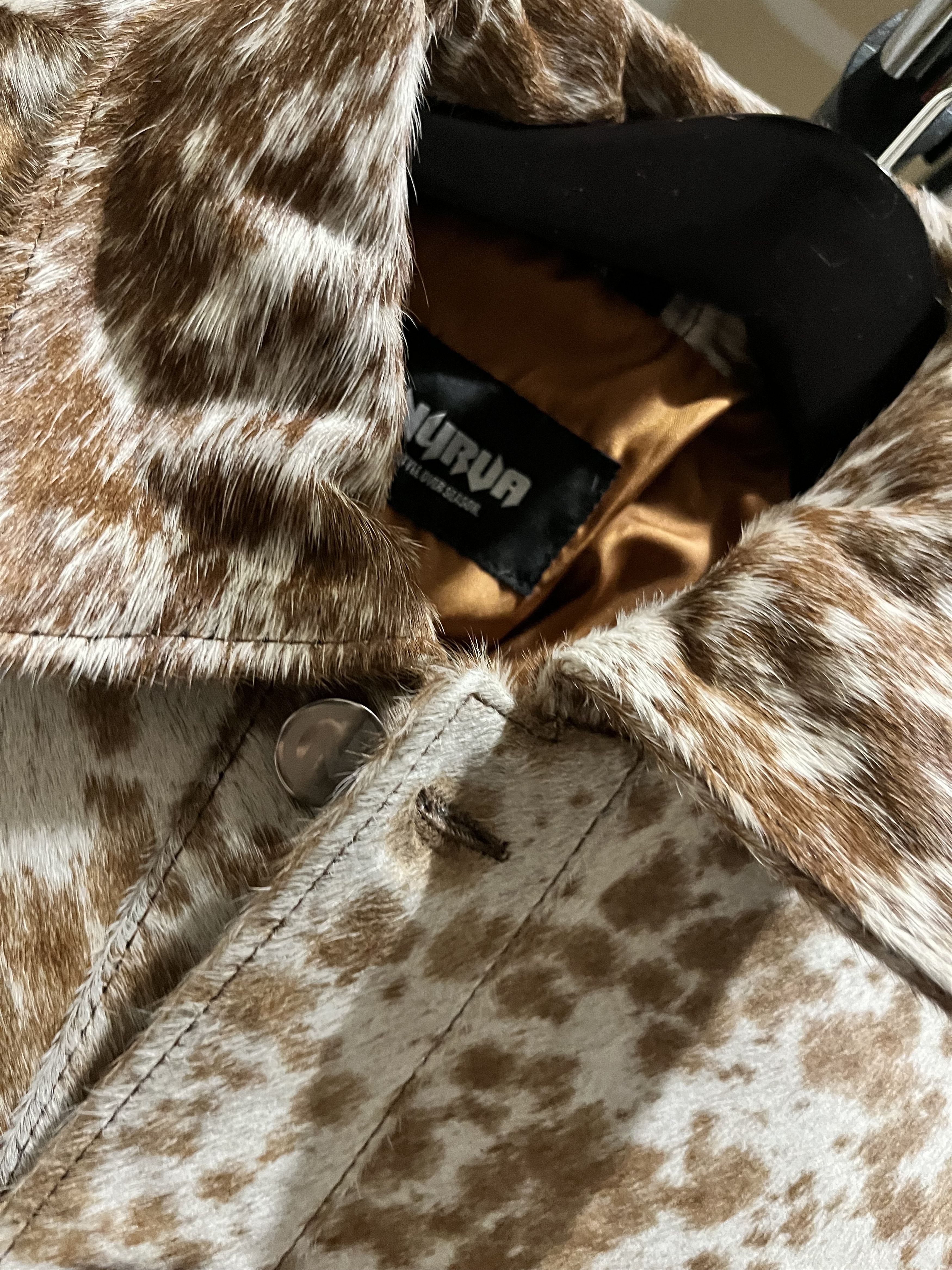 NYRVA NYRVA Rawhide Button Up Trucker/Tan/White jacket Size US M / EU 48-50 / 2 - 5 Thumbnail