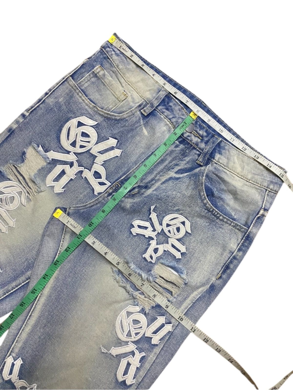 Japanese Brand Crazy Wash Japanese Brand Chrome heart Style Slim Fit Jeans Size US 30 / EU 46 - 13 Thumbnail