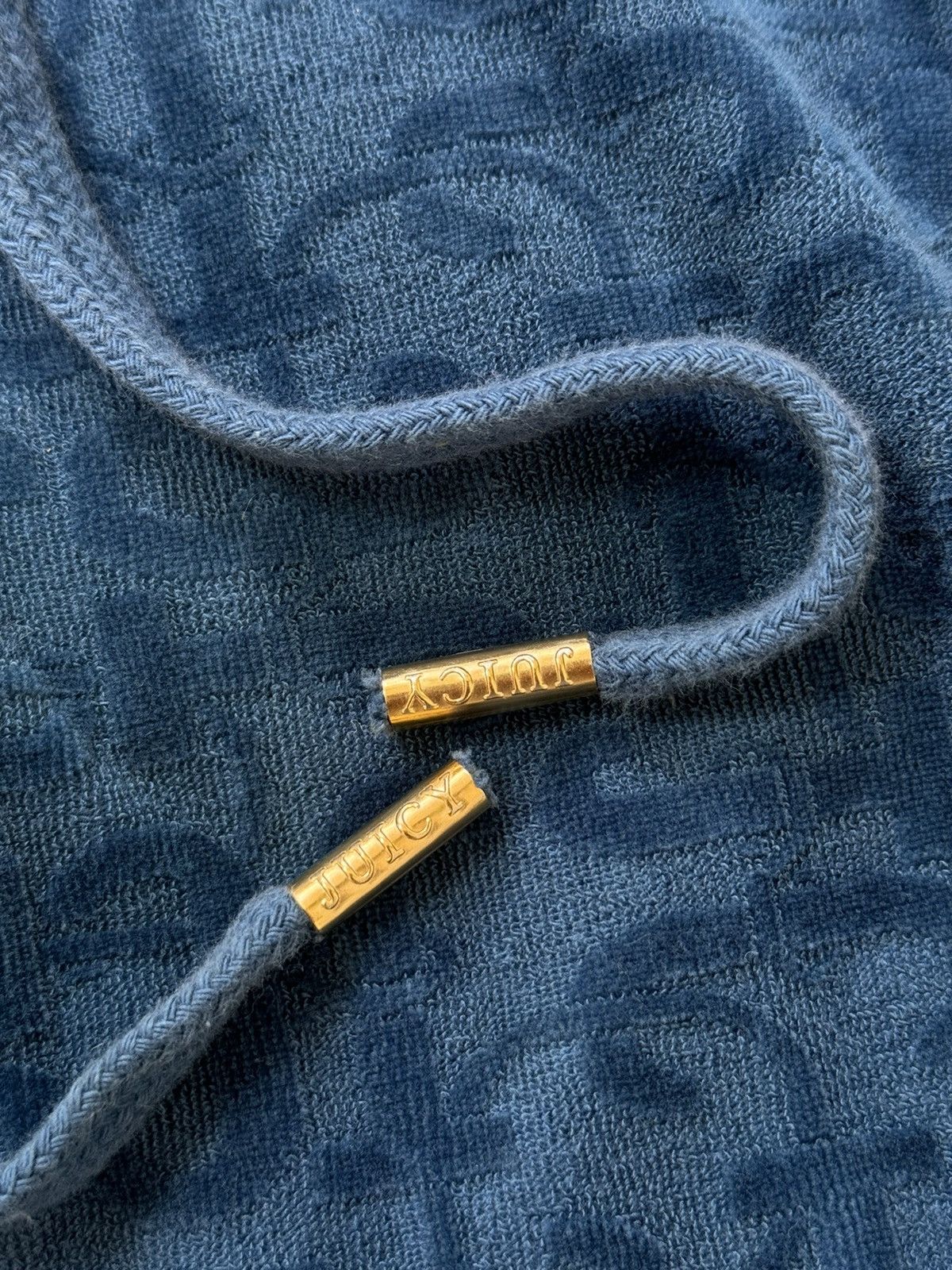 Juicy Couture × Vintage VINTAGE JUICY COUTURE 2000s VELOUR MONOGRAM TRACKSUIT Size L / US 10 / IT 46 - 6 Thumbnail