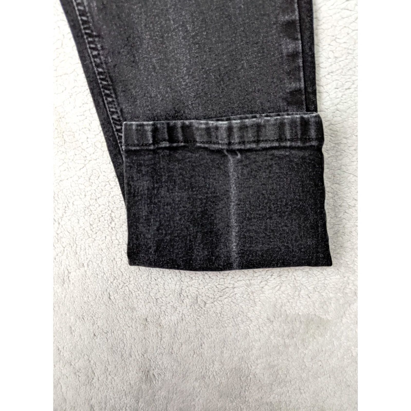Madewell Madewell The Perfect Jean NYC Athletic Fit Denim Jeans 29x32 Black Med Wash Press Fade Skinny Women Mens Size 30" / US 8 / IT 44 - 2 Thumbnail