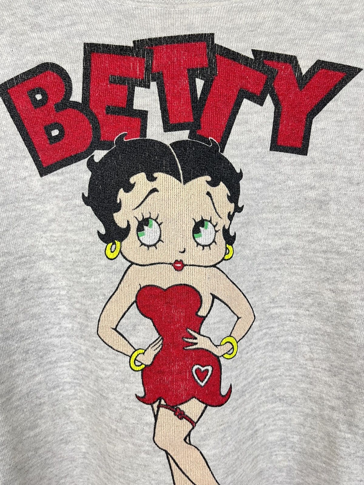 Cartoon Network × Vintage Vintage 90s Betty Boop Mirror Sweatshirt Size US M / EU 48-50 / 2 - 6 Thumbnail