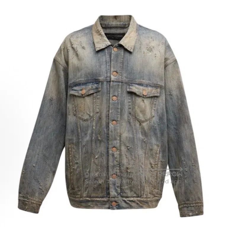 Balenciaga Balenciaga Denim Jacket Size US S / EU 44-46 / 1 - 2 Thumbnail