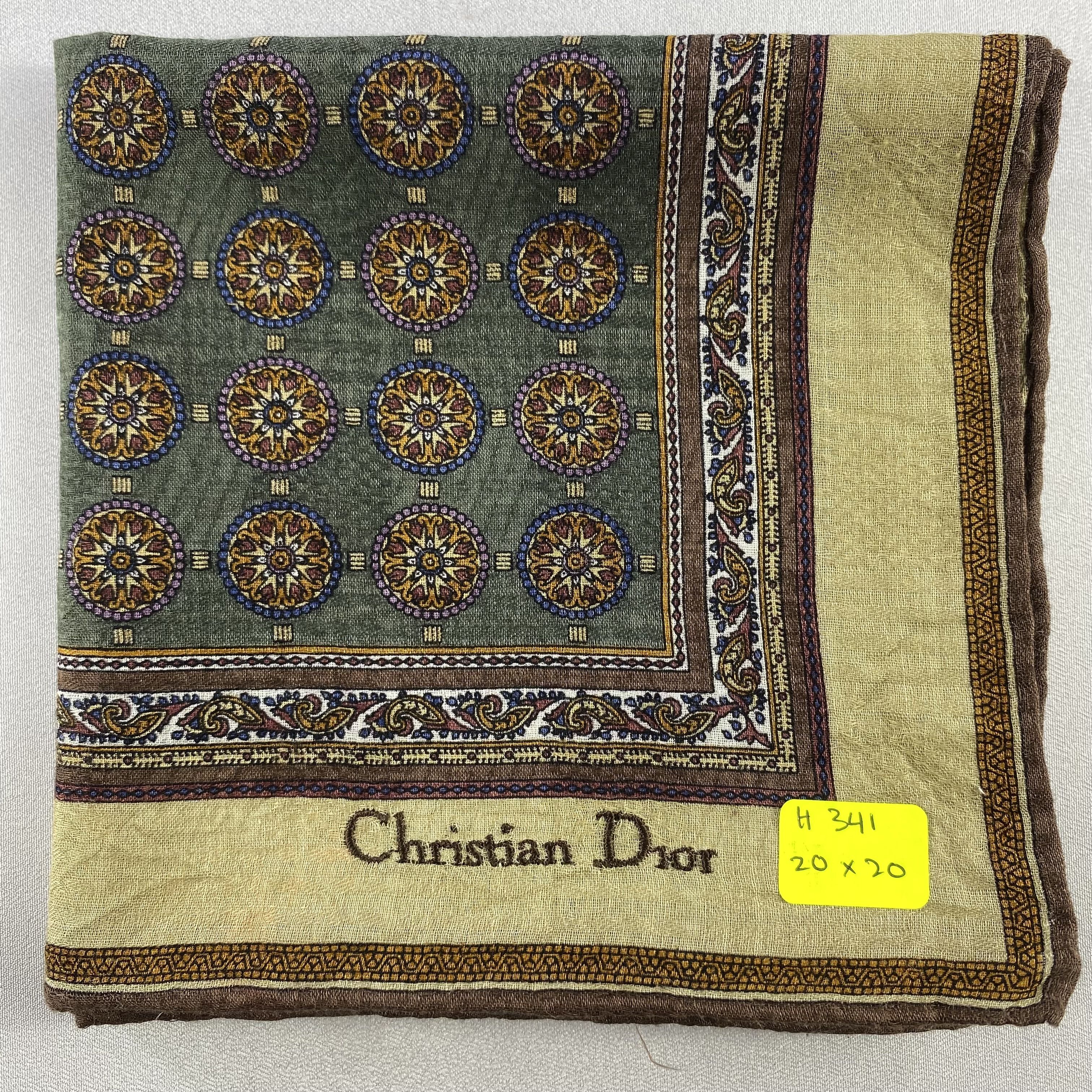 Vintage Christian Dior Monsieur Bandana/ Handkerchief / Neckerchief Size ONE SIZE - 5 Thumbnail