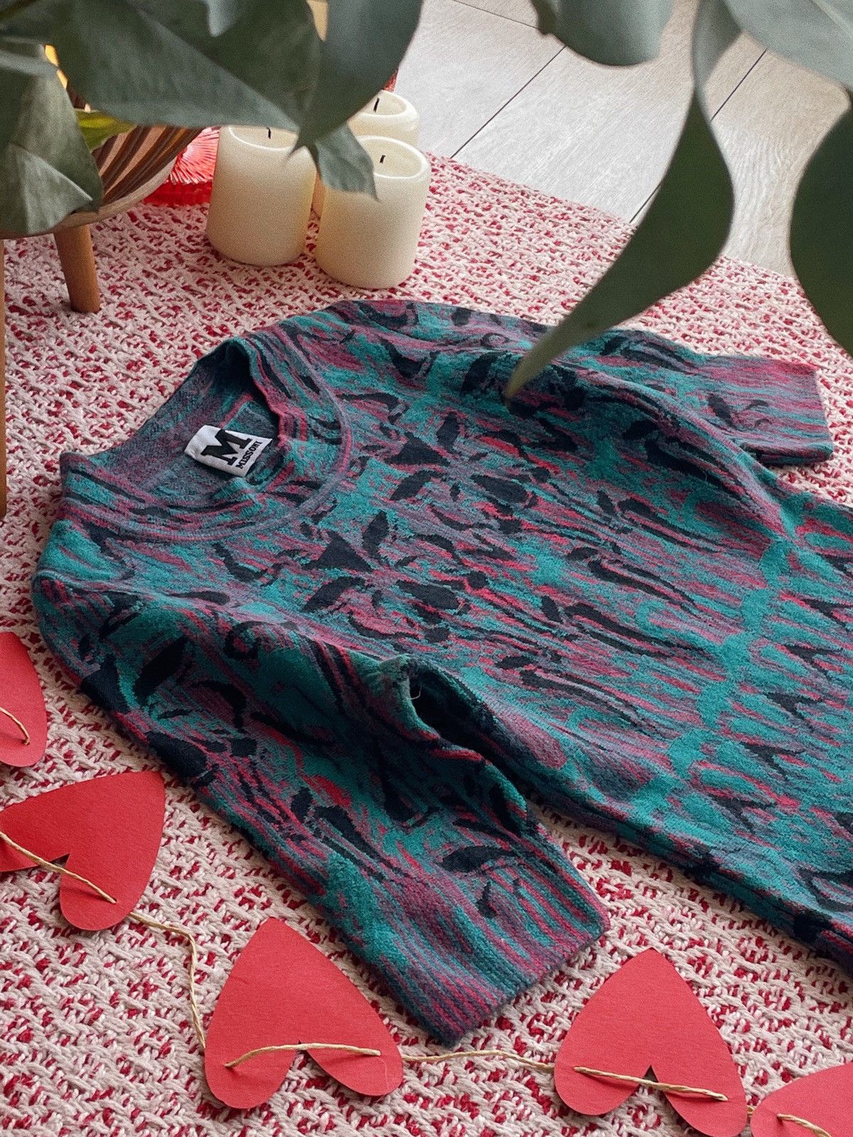 Missoni Missoni Blue Abstract Knit Dress Size M / US 6-8 / IT 42-44 - 4 Thumbnail