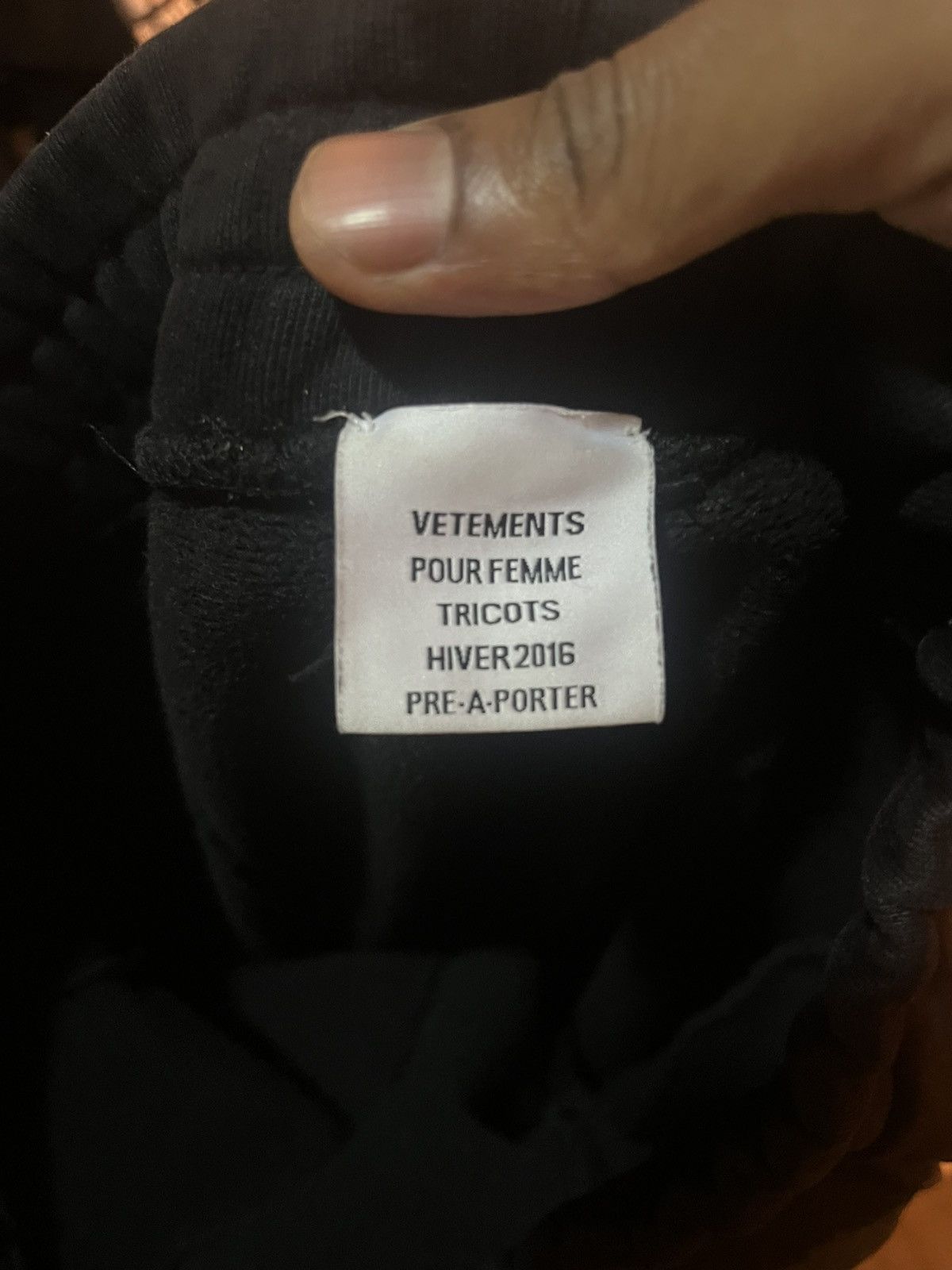 Vetements Black Vetements sweatpants Size US 30 / EU 46 - 3 Thumbnail