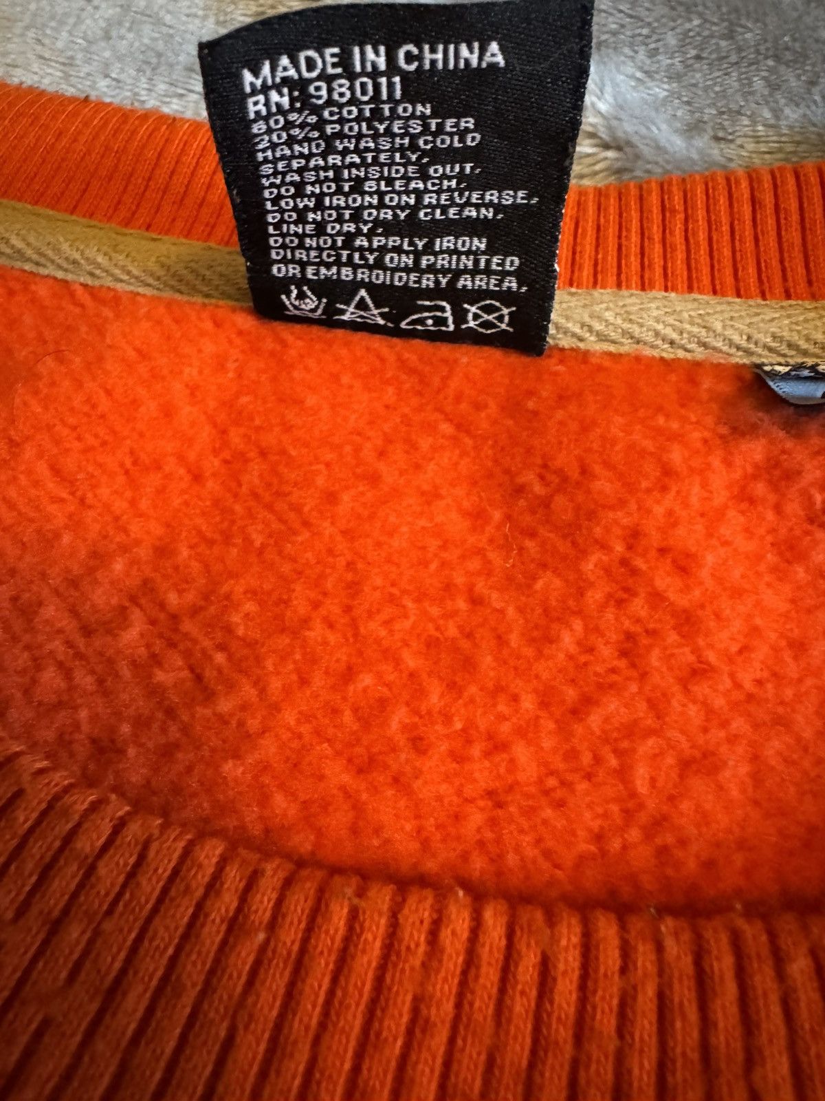 Other Hustle Gang Chief Sweatshirt 2X Orange Embroidered Native Size US XXL / EU 58 / 5 - 3 Thumbnail