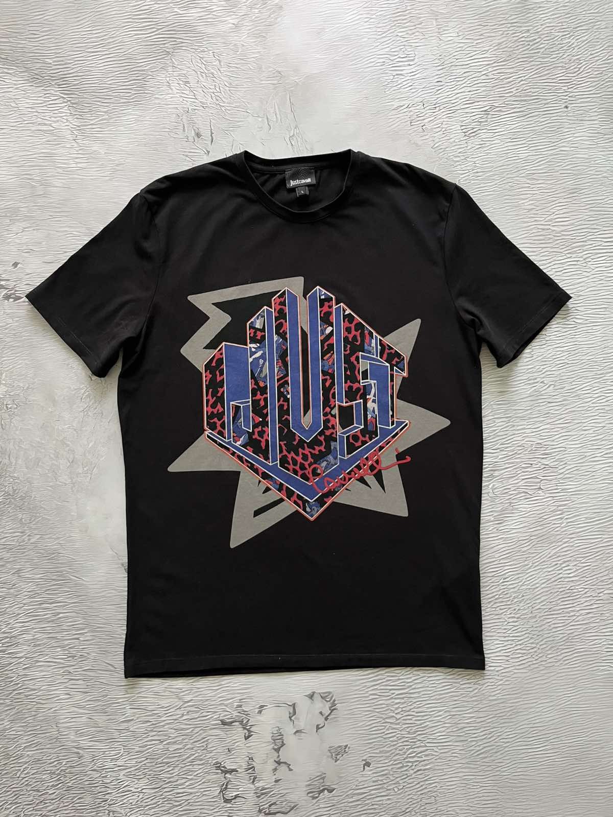 Just Cavalli Just Cavalli Luxury T-Shirt Italian Desinger Black Size US L / EU 52-54 / 3 - 3 Thumbnail