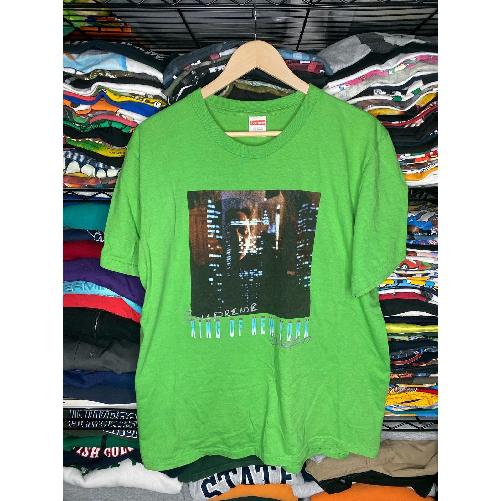 Supreme King outlets of New York Green Color-way Tee