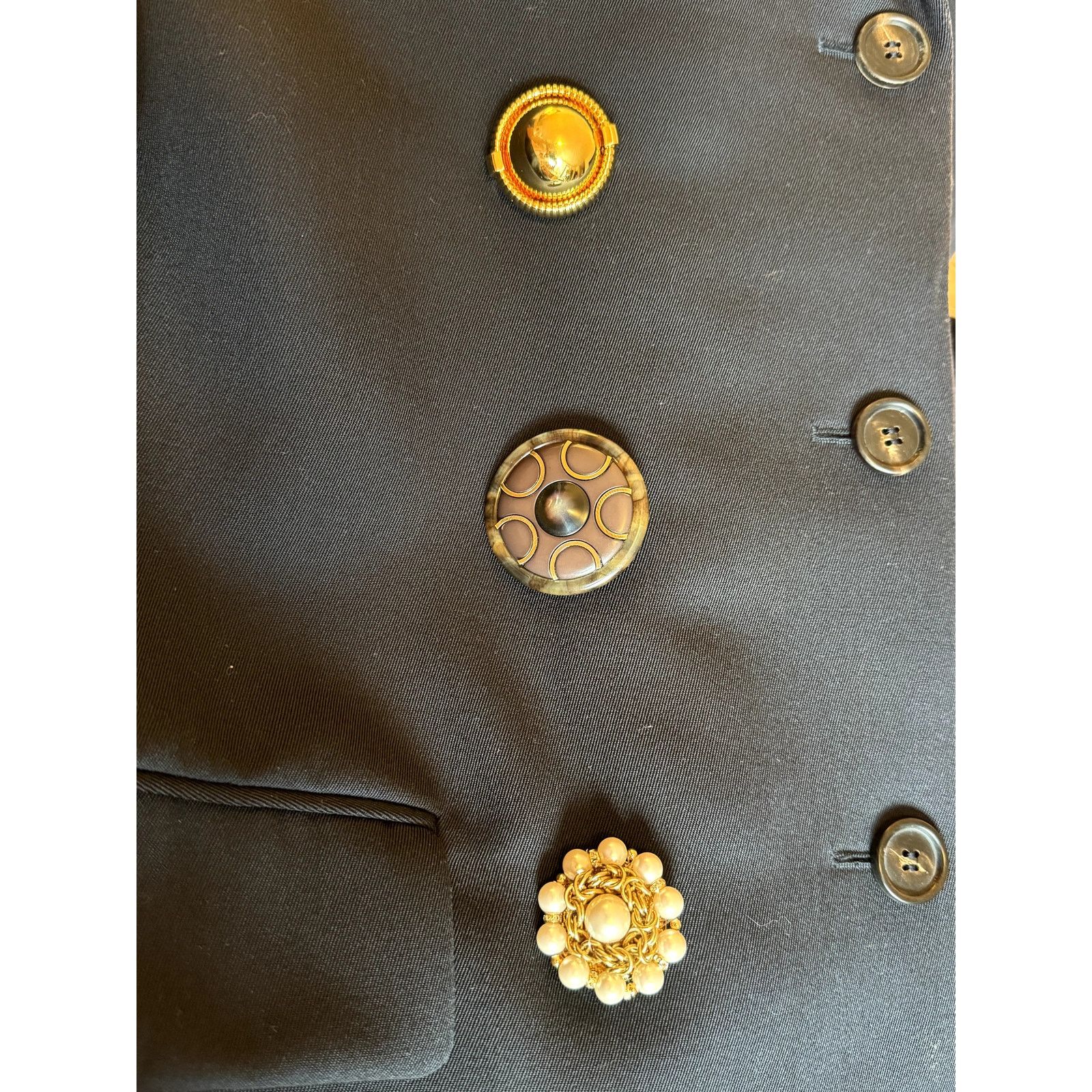 Miu Miu Miu Miu SS20 Black Oversized Cady Vest Size XS / US 0-2 / IT 36-38 - 7 Thumbnail