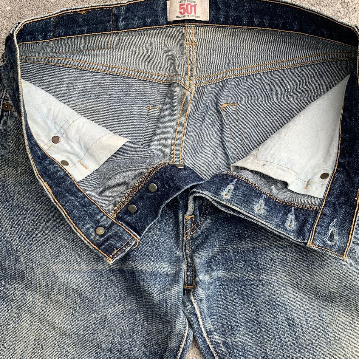 Levi's Levis 501 Button Fly Grunge Ripped Distressed DenimW32 Size US 32 / EU 48 - 9 Thumbnail